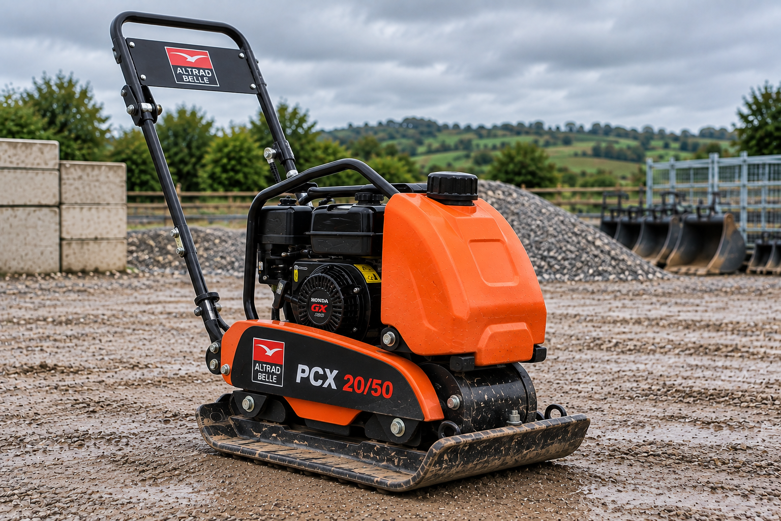 ALTRAD Belle PCX Compaction Plates available for hire in Northamptonshire from LJM Plant Hire