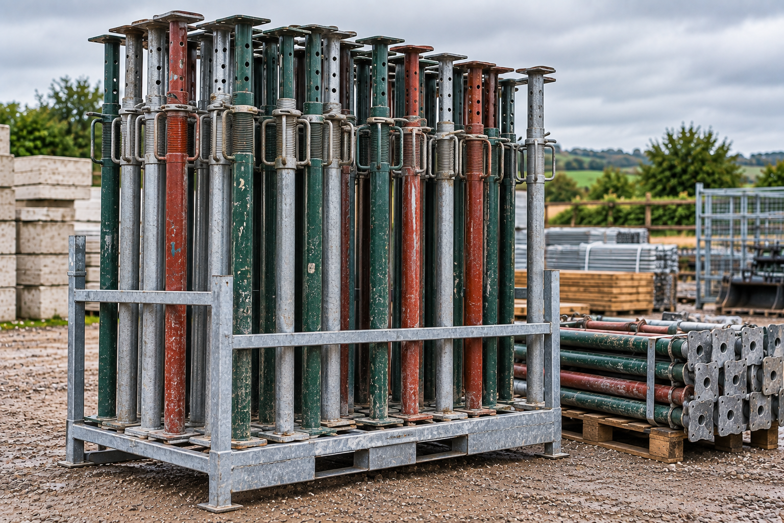 Acrow props available for hire in Northamptonshire from LJM Plant Hire